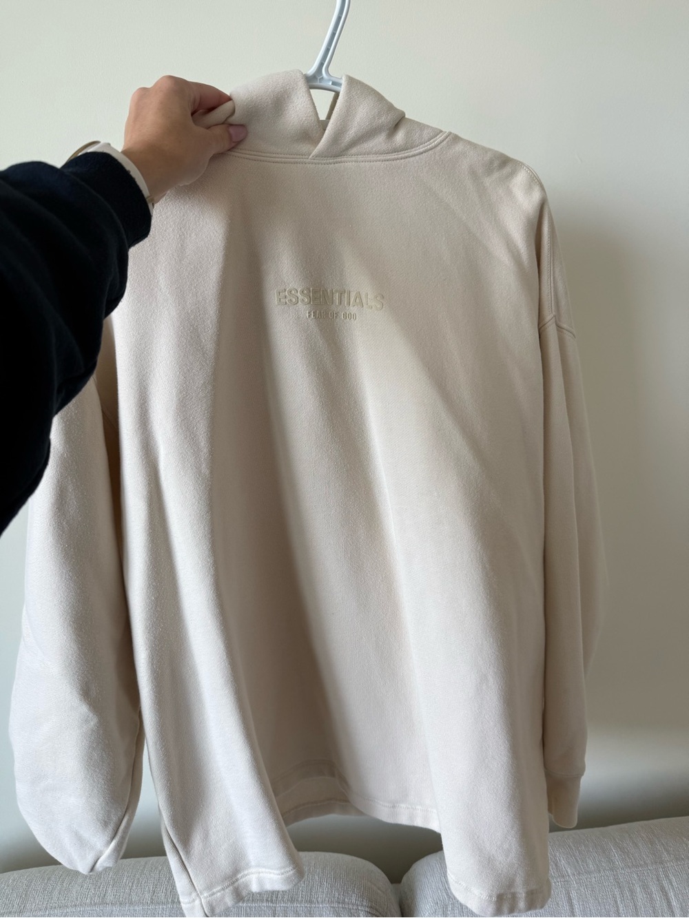 ESSENTIALS Cream Pullover Sweater
